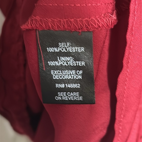 Torrid rhubarb Peplum Smocked Short Sleeve Top size 1X - Picture 8 of 8